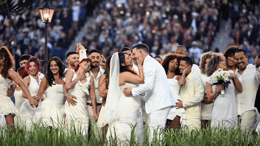 La boda en el show de Bad Bunny y el orgullo latino de celebrar el amor