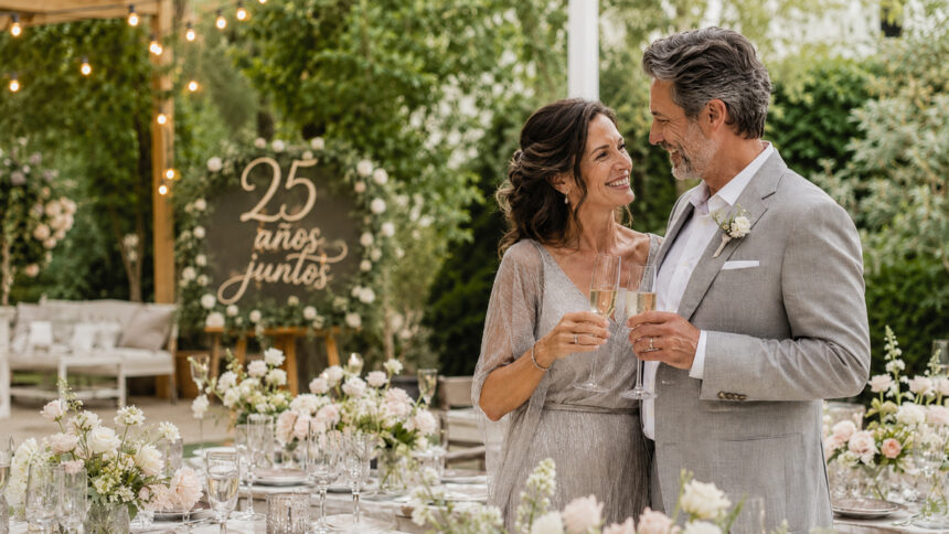 Bodas de plata: ideas para una celebración al aire libre