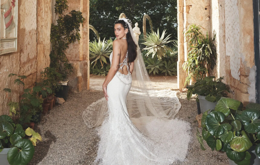 Boda Dua Lipa foto de Dua Lipa en su boda