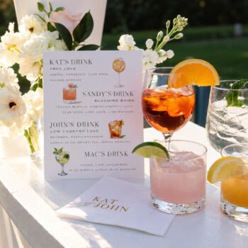 Menú de boda en Morelos Ideas de bebidas y coctelería para sorprender a tus invitados